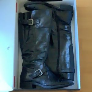 K Studio Lanter-96 Black Riding Boots